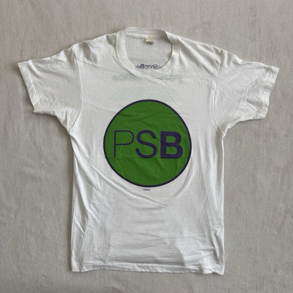 Vintage 90s Pet Shop Boys Performance PSB Synth Pop 1991 Tour T-Shirt Large